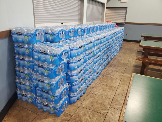 6,000 Bottles of Water